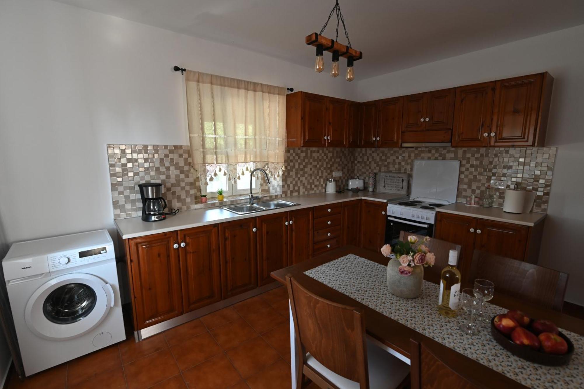 Traditional Kos Villa With Swimming Pool, Lawn Yard And Bbq Extérieur photo